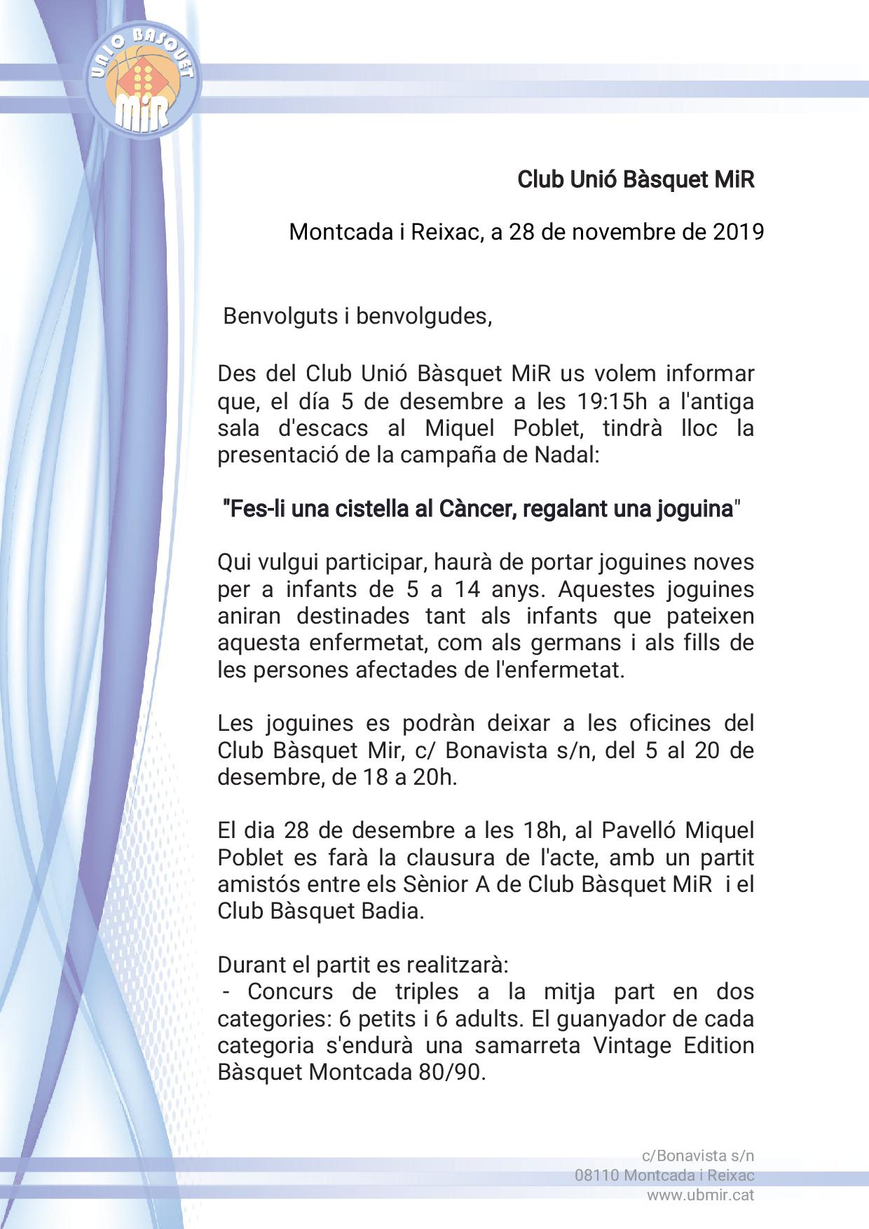 FES LI UNA CISTELLA AL CÀNCER1