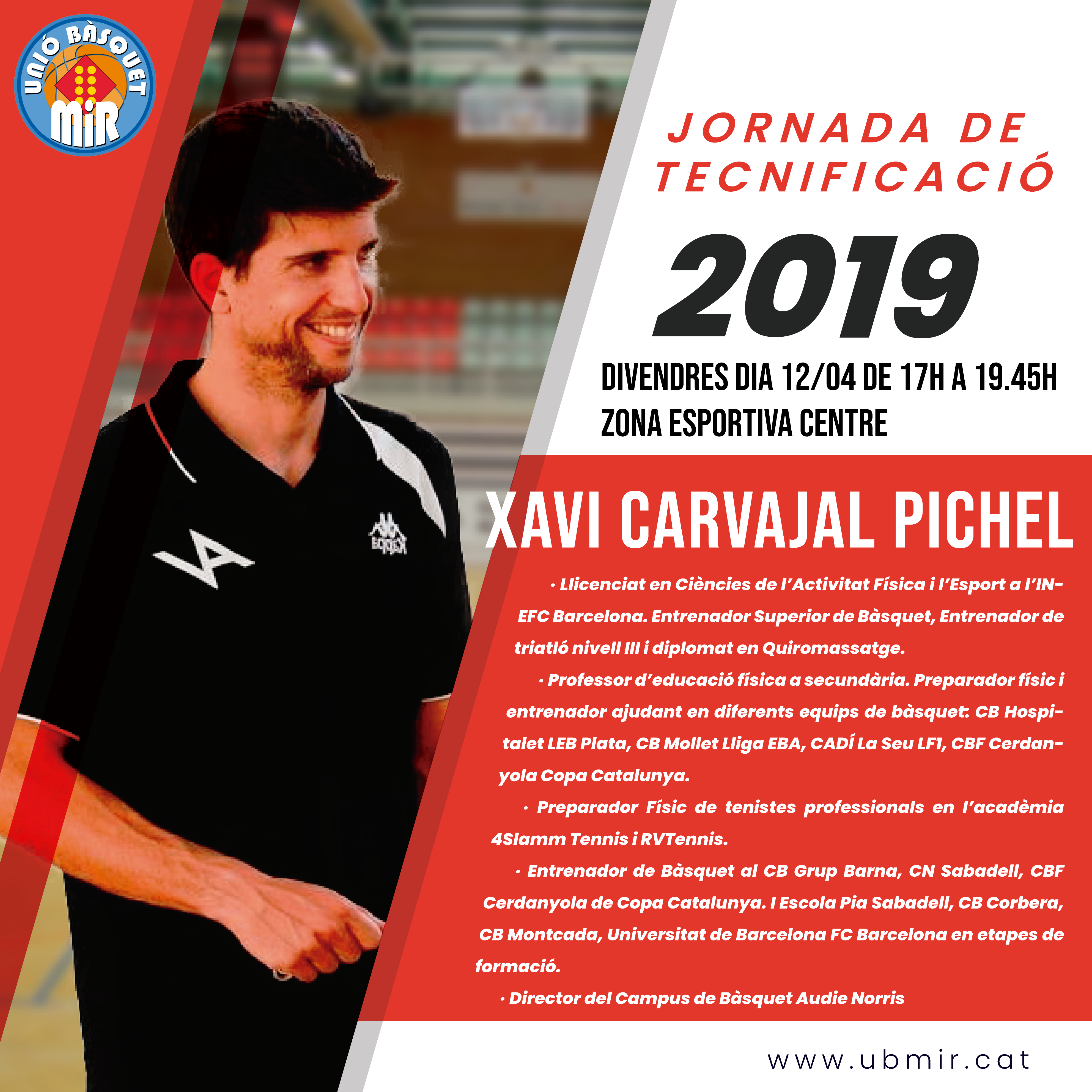 Folleto Tecnificacion 2019 XAVI